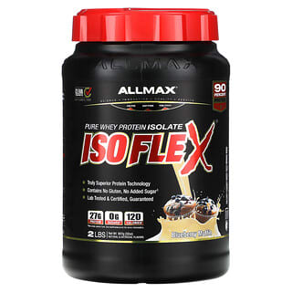 ALLMAX, Isoflex, чистый изолят сывороточного протеина, со вкусом голубики, 907 г (2 фунта)
