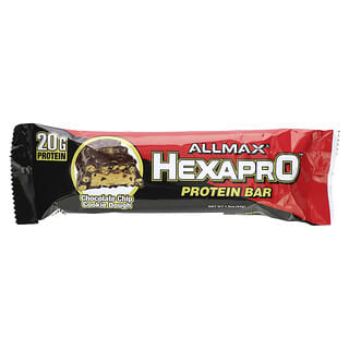 ALLMAX, Hexapro Protein Riegel, Chocolate Chip Cookie Dough, 54 g (1,9 oz.)