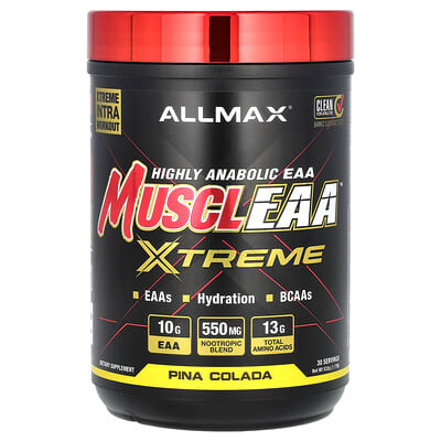 ALLMAX, MUSCLEAA™ Xtreme, Pineapple Juice, 1.17 lbs (532 g)