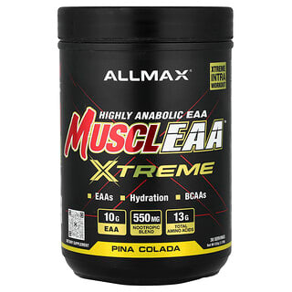 ALLMAX, MUSCLEAA™ Xtreme, Piña Colada, 1.17 lb (532 g)