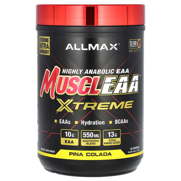 MUSCLEAA™ Xtreme, Pina Colada, 1.17 lb (532 g)