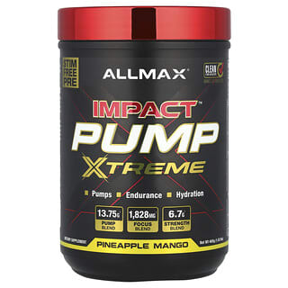 ALLMAX, Impact™ Pump Xtreme，菠蘿芒果味，1.02 磅（465 克）