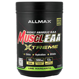 ALLMAX, MUSCLEAA™ Xtreme, Lime Margarita, 1.17 lb (523 g)