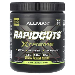 ALLMAX, Rapidcuts® Xtreme，精益檸檬酸橙，8.29 盎司（235 克）