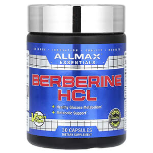 ALLMAX, Essentials, Berberine HCL, Berberin HCl, 30 vegane Kapseln