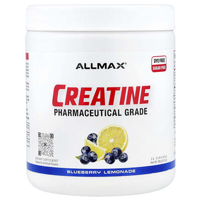 ALLMAX, Creatine, Pharmaceutical Grade, Blueberry Lemonade, 6.7 oz (190 g)