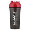 ALLMAX, Pengocok Anti Bocor, Hitam/Merah, 700 ml (25 ons)