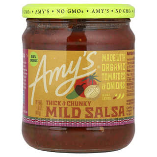 Amy's, Łagodna salsa, gęste i masywne, 417 g
