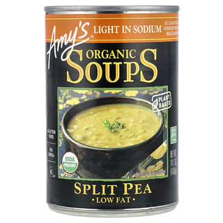 Amy's, Organic Soups, Split Pea, Low Fat, Light in Sodium, 14.1 oz (400 g)