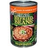 Organic, Refried Beans, Traditional, Vegetarian, Light in Sodium, 15.4 oz (437 g)