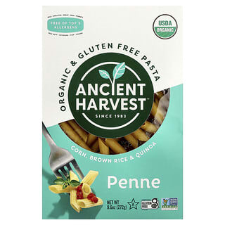 Ancient Harvest, 유기농 & 글루텐 무함유 파스타, 펜네, 옥수수, 현미 & 퀴노아, 272g(9.6oz)