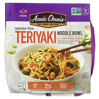 Annie Chun's, Japanese-Style, Noodle Bowl, Teriyaki, Mild, 7.8 oz (221 g)