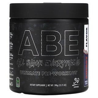 ABE, Máximo preentrenamiento, Energía`` 390 g (13,75 oz)