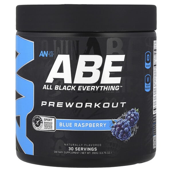 Preworkout, Blue Raspberry, 13.75 oz (390 g)