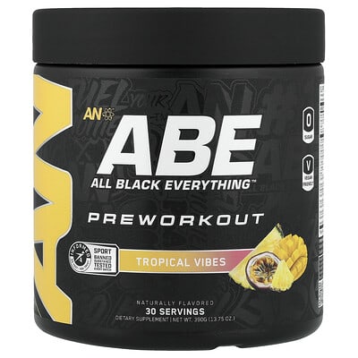 ABE, Advanced Pre-Workout Formula, Tropical Vibes, 13.75 oz (390 g)