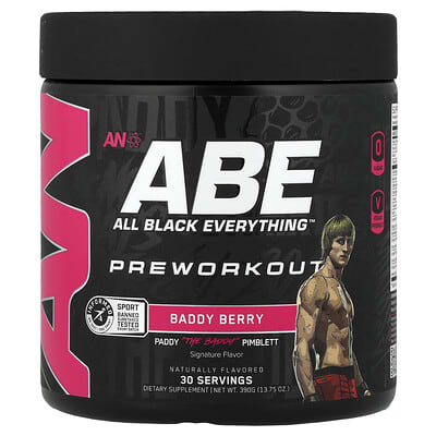ABE, Pre-Workout, Baddy Berry, 13.75 oz (390 g)