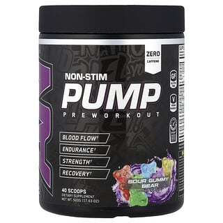 ABE, Pump, кислый жевательный мишка, 500 г (17,63 унции)