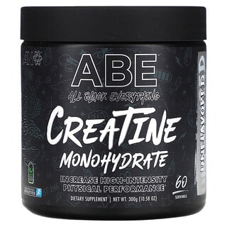 ABE, Monohidrato de creatina, Sin sabor, 300 g (10,58 oz)
