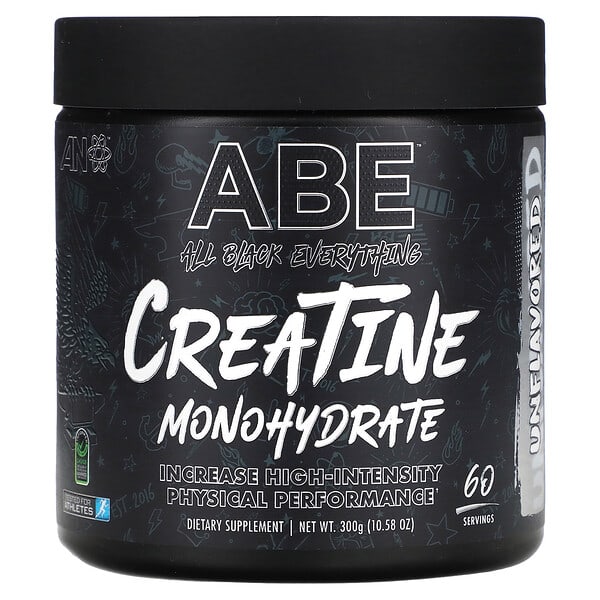 ABE, Creatine Monohydrate, Unflavored, 10.58 oz (300 g)