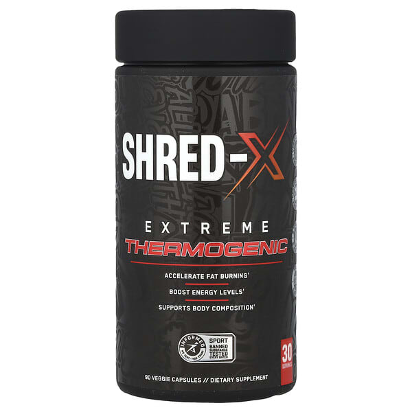 Shred-X, Extreme Thermogenic, 90 Veggie Capsules