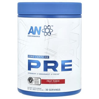 ABE, Pre-Workout, Zero Caffeine, Fruit Punch, 13.75 oz (390 g)