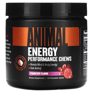 Animal, Energy Performance Chews, Pomberry, 120 Chewable Tablets