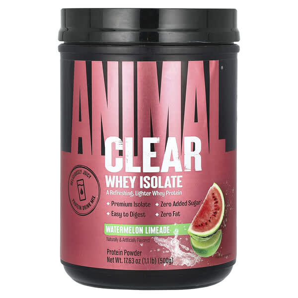 Animal, 맑은 분리유청, 수박 라임에이드, 500g(1.1lb)