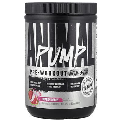 Animal, Pump™ 鍛鍊前配方，非刺激，龍莓味，15.52 盎司（440 克）