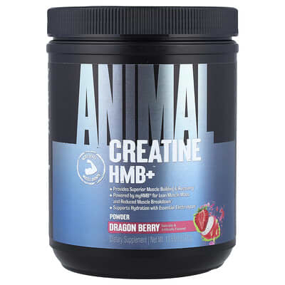 Animal, Creatine HMB+™ Powder, Dragon Berry, 11.53 oz (327 g)