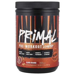 أنيمال‏, Primal ™ لما قبل التمارين الرياضية ، برتقال أحمر ، 17.07 أونصة (502.5 جم)