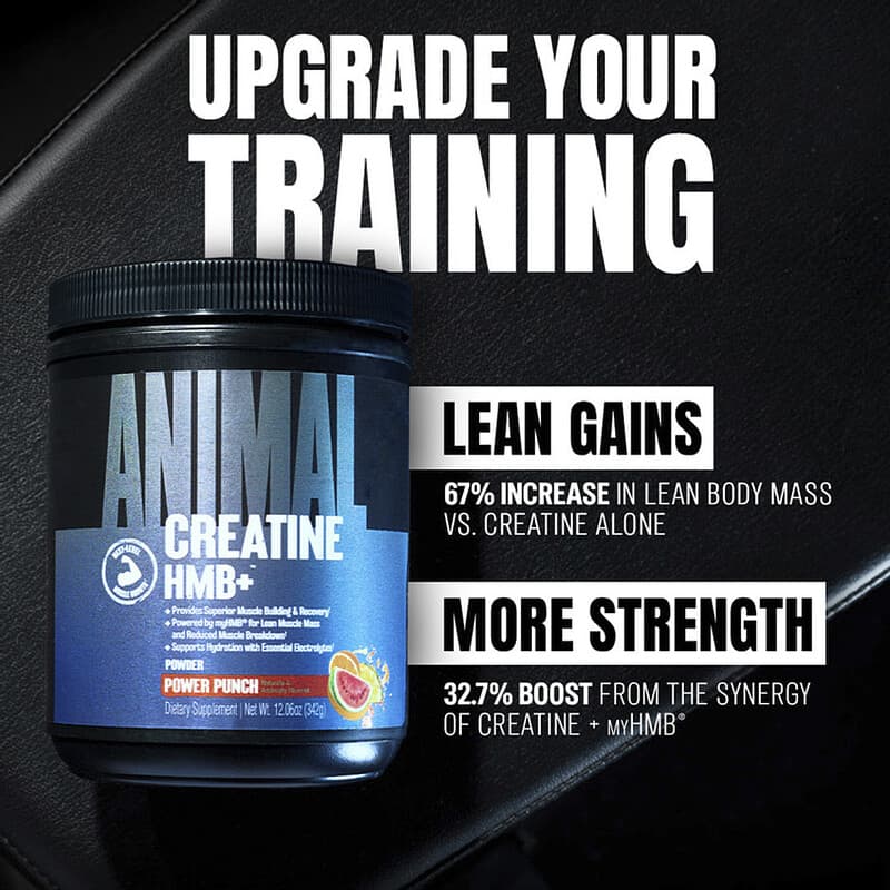 Creatine HMB+™ Powder, Power Punch, 12.06 oz (342 g)