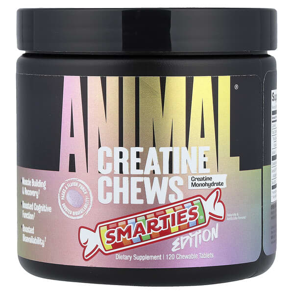 Animal, Creatine Chews, Smarties® Edition, 120 Chewable Tablets — product photo 1