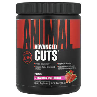 Animal, Advanced Cuts® en polvo, Fresa y sandía, 239,4 g (8,4 oz)