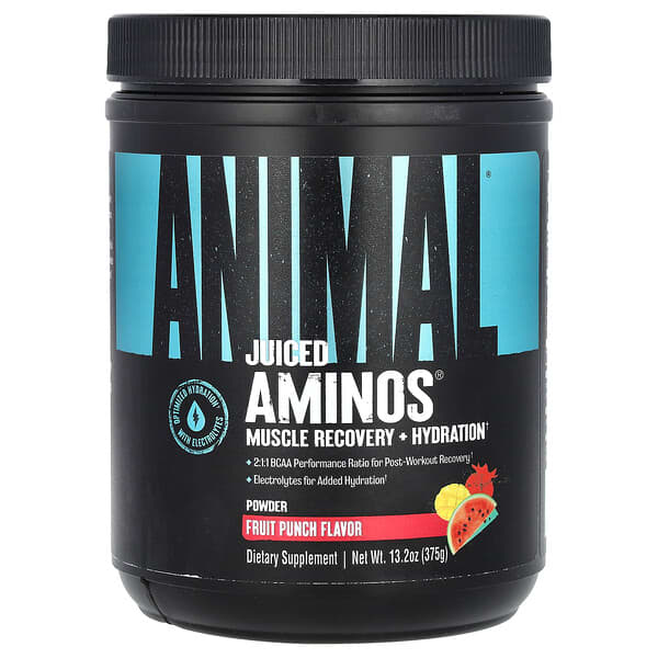 Animal, Juiced Aminos® 粉，混合水果味，13.2 盎司（375 克）