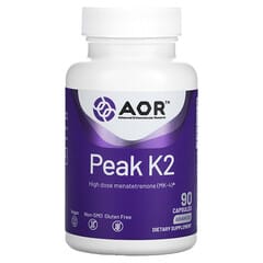 Advanced Orthomolecular Research AOR, Peak K2, 90 vegetarische Kapseln