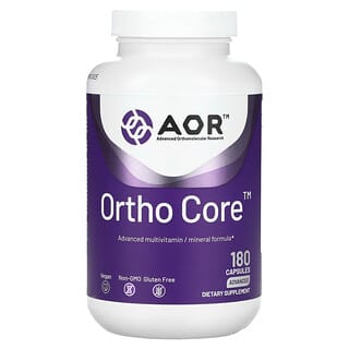 Advanced Orthomolecular Research AOR, Ortho Core`` 180 cápsulas