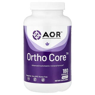 Advanced Orthomolecular Research AOR, Ortho Core™, 180 Capsules