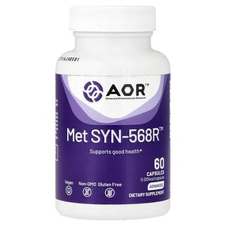 Advanced Orthomolecular Research AOR, Met SYN-568R, 60 capsules  