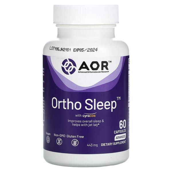 Advanced Orthomolecular Research AOR, Ortho Sleep with Cyracos, 221 mg