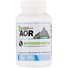 Advanced Orthomolecular Research AOR, Antioxidant LA, 90 Vegetarian Capsules (Discontinued Item) 
