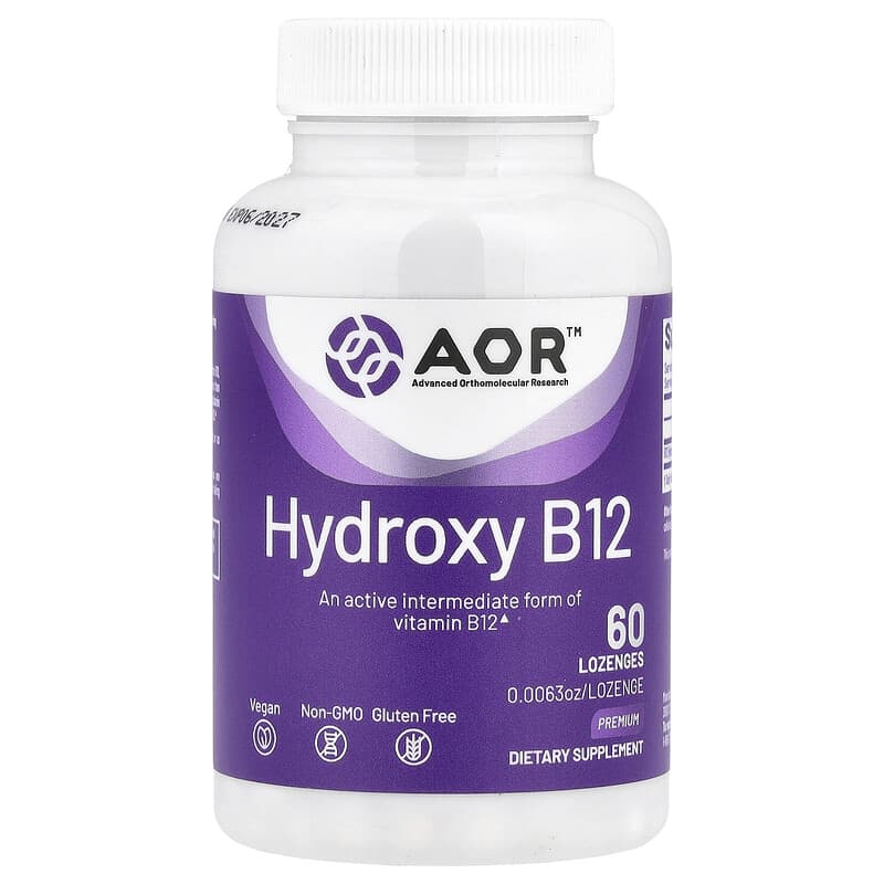 hydroxo b12 injection Hydroxy B12, 1,000 mcg, 60 Lozenges