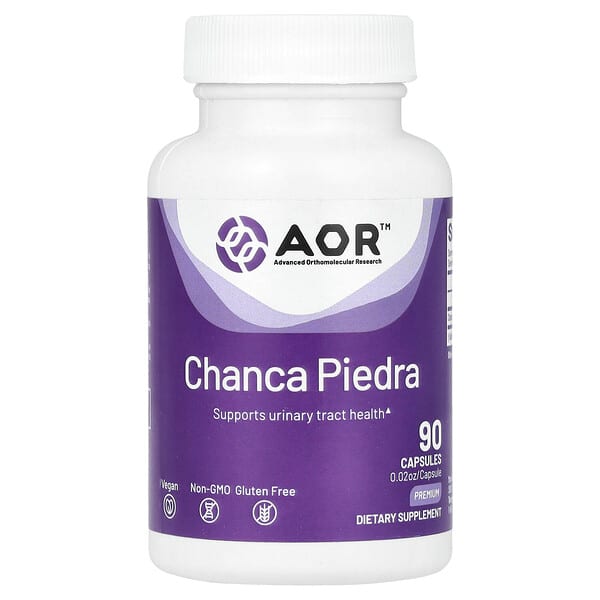 Advanced Orthomolecular Research AOR Chanca Piedra, 500 mg, 90 Capsules