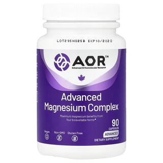 Advanced Orthomolecular Research AOR, Advanced Magnesium Complex, 90 Capsules