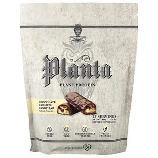 Ambrosia Collective, Planta, Plant Protein, Chocolate Caramel Sweets Bar, 800 g (1.76 lbs)