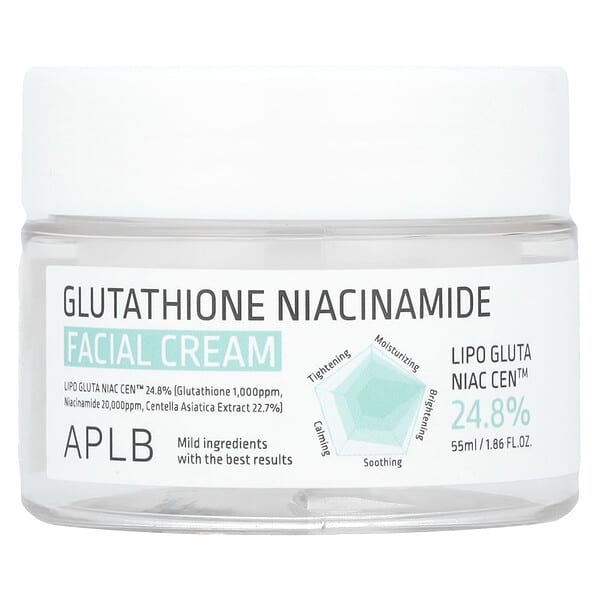 APLB, 글루타치온 나이아신아마이드, 페이셜 크림, 55ml(1.86fl oz)