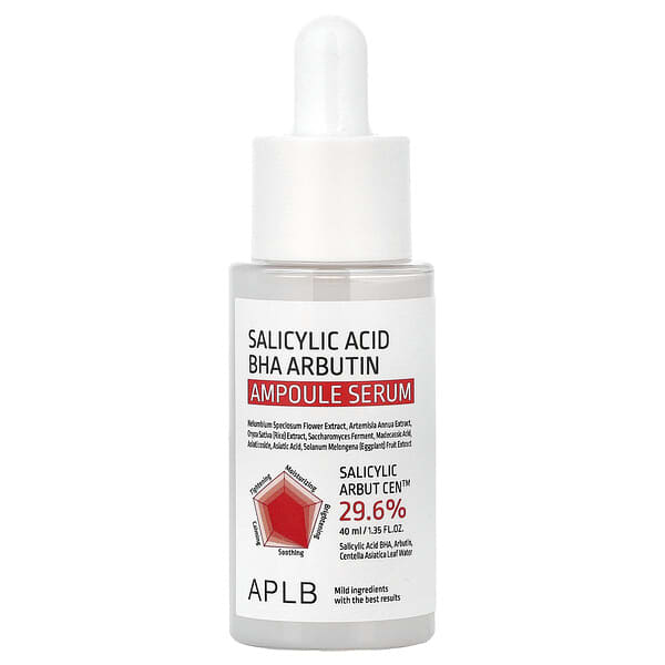 APLB, 살리실릭애씨드 BHA 알부틴 앰플 세럼, 40ml(1.35fl oz)