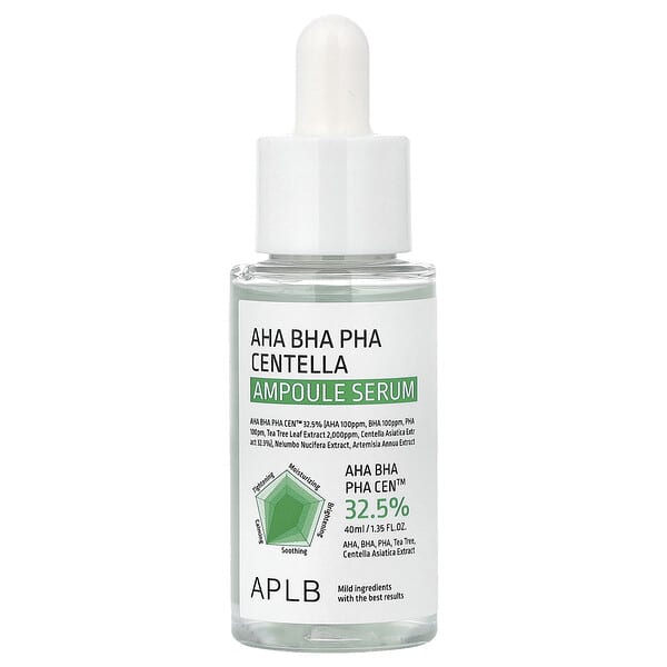 APLB, AHA BHA PHA 병풀 앰플 세럼, 40ml(1.35fl oz)