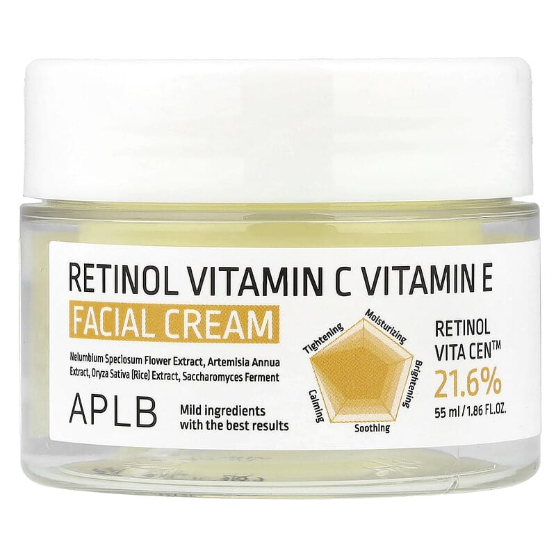 レチノール ビタミンCビタミンEフェイシャルクリーム、55ml（1.86液量
