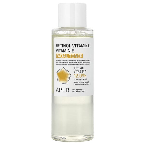 APLB, 레티놀 비타민C 비타민E 페이셜 토너, 160ml(5.41fl oz)