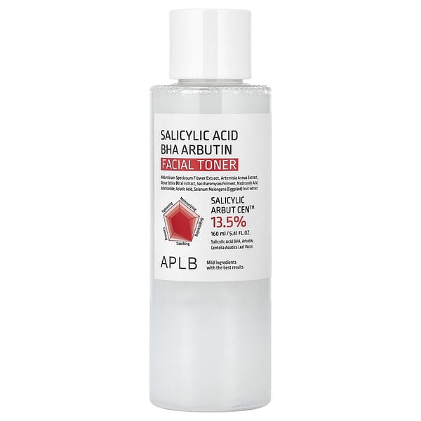 APLB, 살리실릭애씨드 BHA 알부틴 페이셜 토너, 160ml(5.41fl oz)